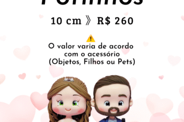Noivinhos Personalizados Topo de Bolo