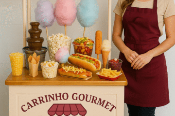 Carrinho gourmet para seu evento