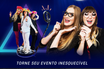 📸 Plataforma 360° – Diversão e Experiência Única para seu Evento!