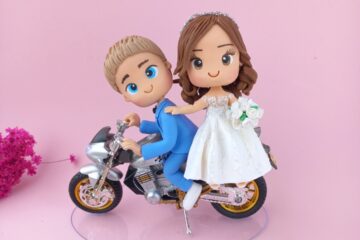 Topo de bolo – Noivinhos personalizados
