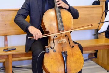 Violoncelo ao vivo para recepções e cerimônia