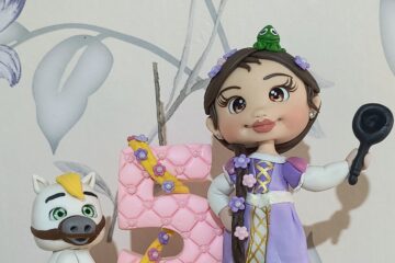 Topo de bolo em biscuit personalizado infantil
