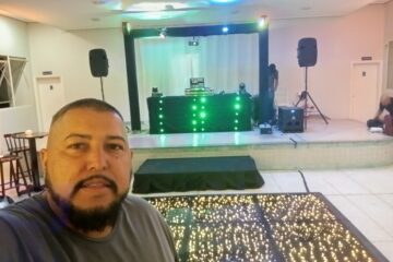 DJ som iluminação para sua festa