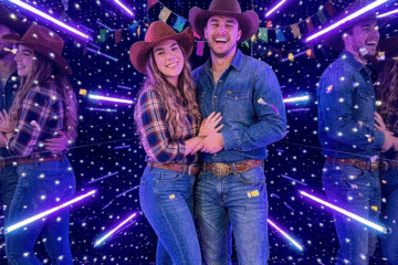 Túnel Infinito de LED para Festas e Eventos