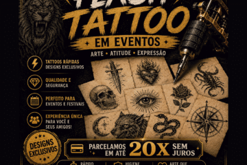 Flash Tattoo para Casamentos e Eventos