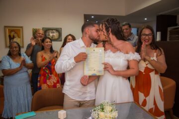 Fotografia de Casamento no Cartório em Vila Velha