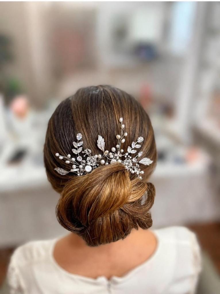 Maria Fernandes Acessorios - penteado com hair vine