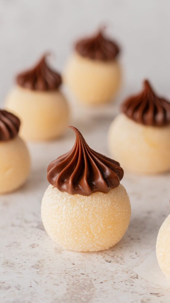 Brigadeiro de leite em pó com creme de avelã