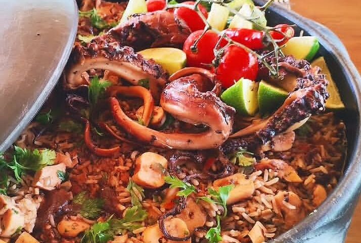 Arroz de polvo em panela de barro | Comida Afetiva