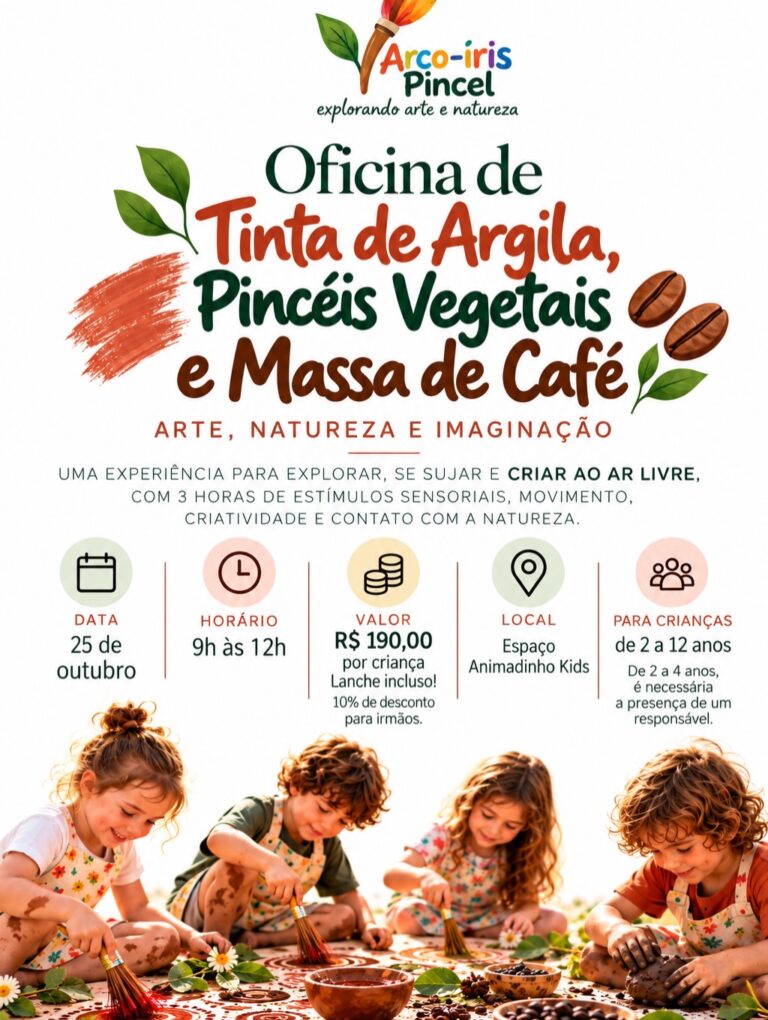 Uma experiência sensorial para deixar a criatividade correr solta! 🌿🎨☕️ No dia...