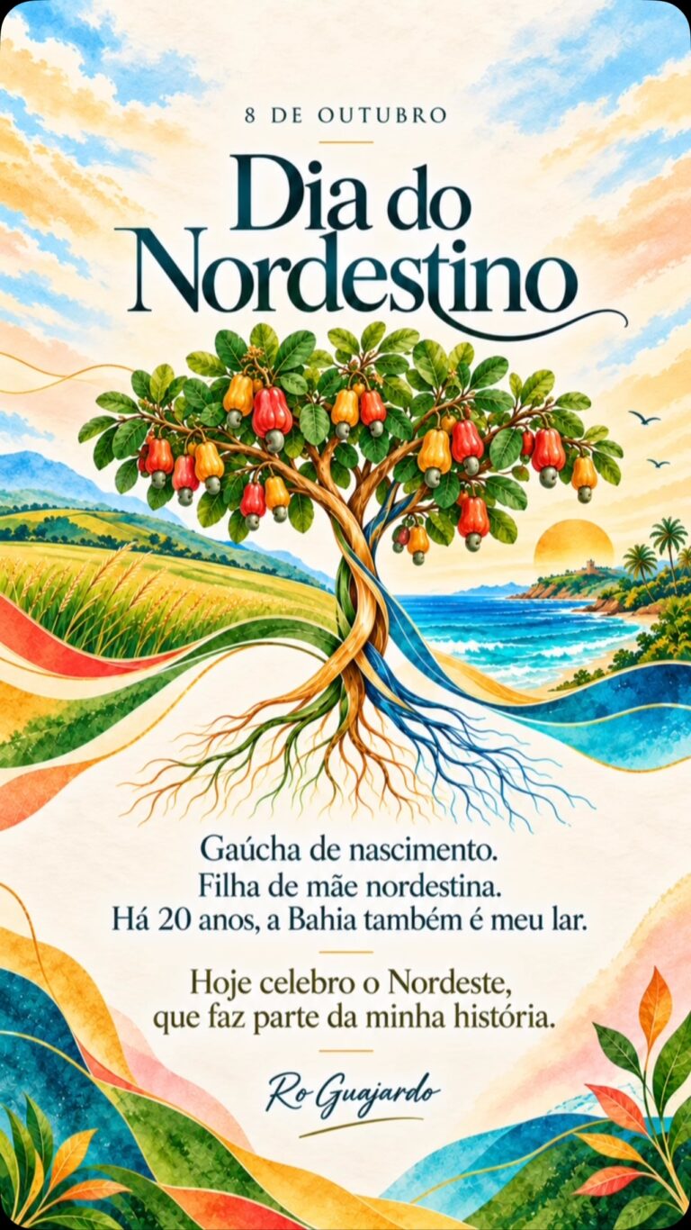 Nasci no Rio Grande do Sul, sou filha de mãe nordestina e...