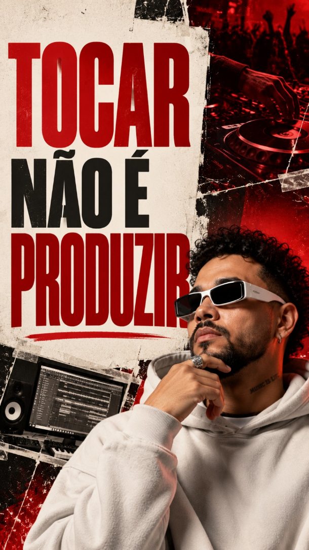 TOCAR NÃO É PRODUZIR. E EXISTE UMA DIFERENÇA ENORME ENTRE OS DOIS....