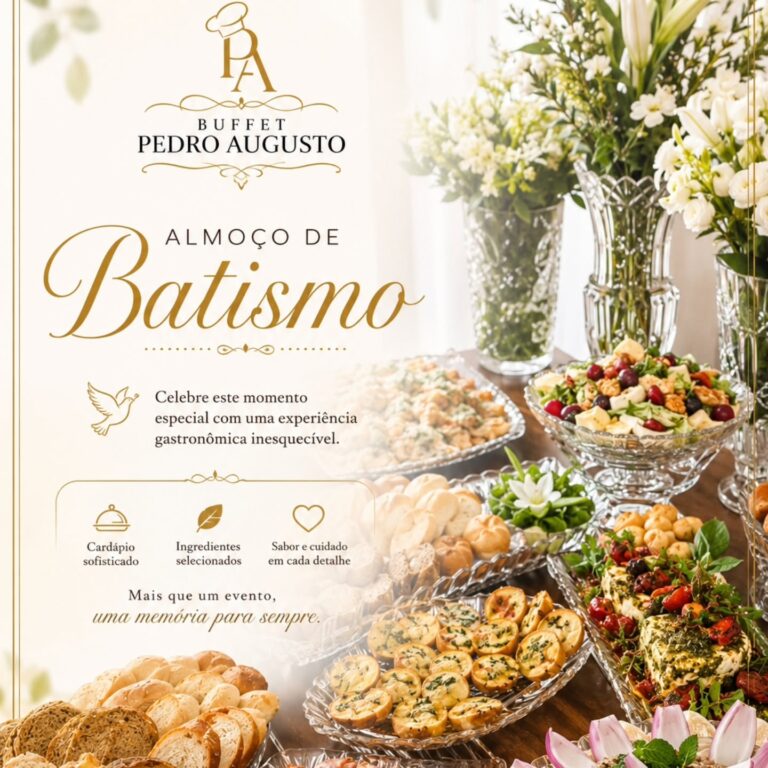 Nesse fim de semana, um lindo evento de batismo #batismo #buffet #belohorizonte...