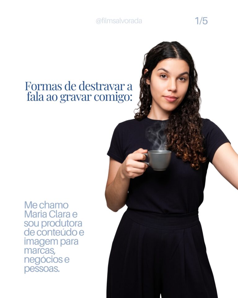 Já salva este post para consultar antes de gravar. Muita gente acha...
