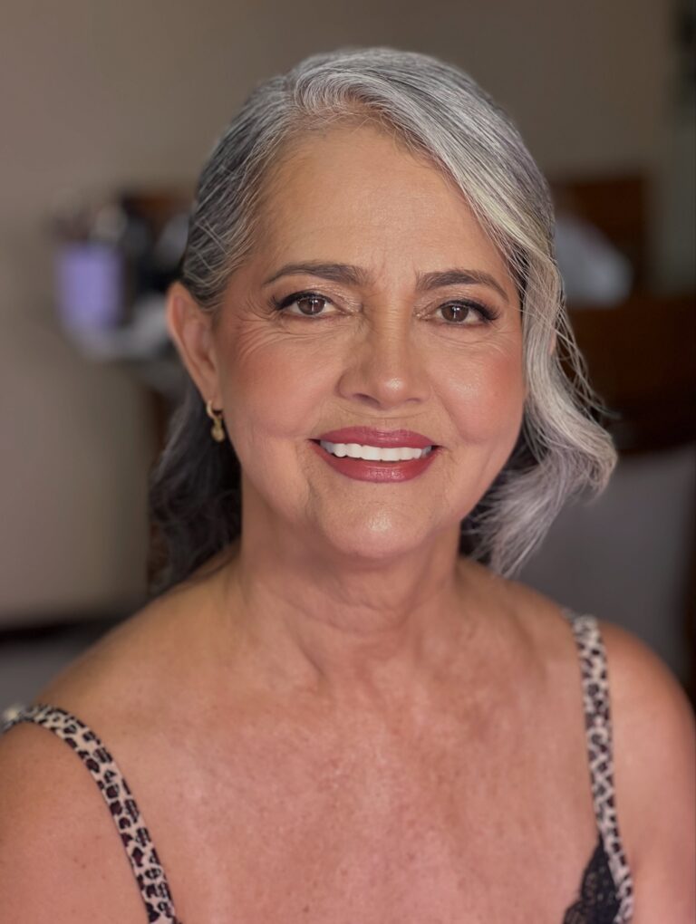 A beleza de D. Rita para vocês! Produção feita para o casamento...