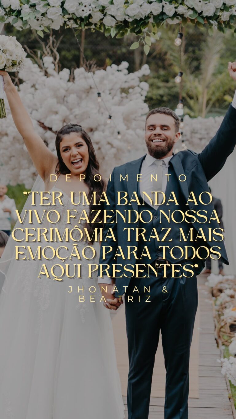 Ouvir o depoimento do Jhonatan e da Beatriz faz todo o nosso...