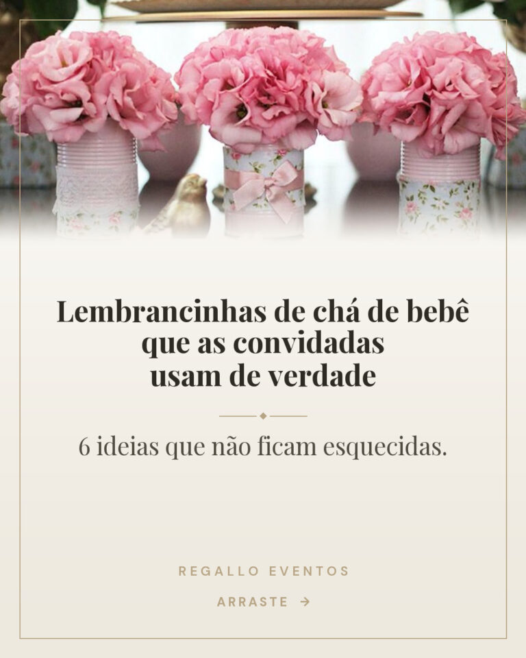 Lembrancinhas de chá de bebê que as convidadas usam de verdade 🤍...