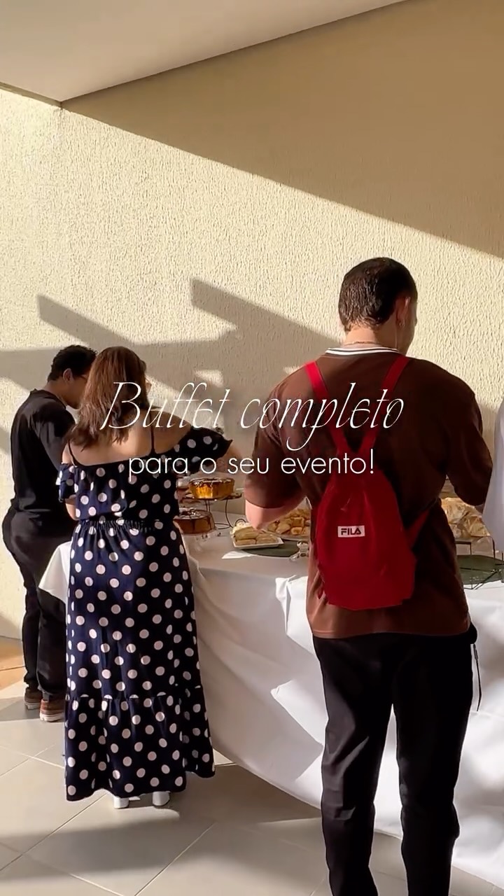 Seu evento merece uma experiência completa! ✨ Buffet completo, comida saborosa e...