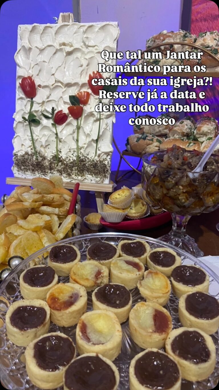 Que tal um lindo jantar romântico para os casais da sua igreja?!...
