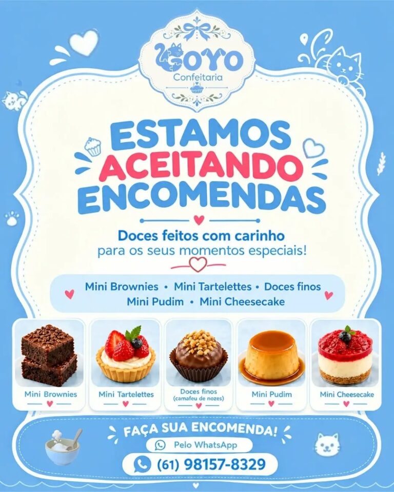 🎉🩵 *SUA FESTA MERECE DOCES INESQUECÍVEIS!* 🩵🎉 Já imaginou sua comemoração com...