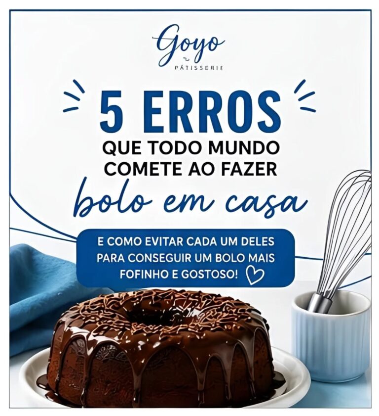 Fazer bolo parece simples, mas alguns pequenos erros podem mudar completamente o...