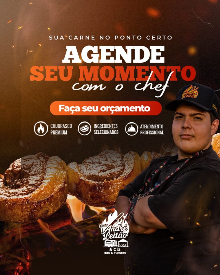 🔥 Seu evento merece um churrasco à altura! Do fogo à mesa,...