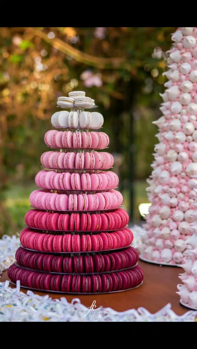 Macarons franceses artesanais, beleza e sofisticação em cada detalhe. 🤍✨ O toque...