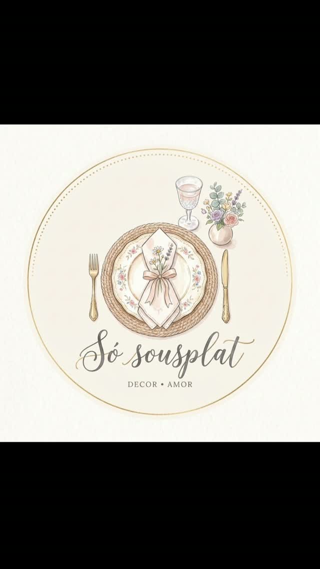 Sousplat de Ratan , a peça que falta para sua festa ser...