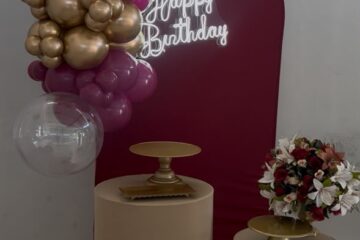 Decoração de Mini Festa e Balões Bubble em Magé
